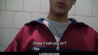 Straight Latino Boy Wakes Up To Gay Guy Offering Cash In Bathroom Stall POV