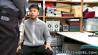 Gay asian delinquent teen gets cumshot