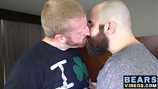 Hairy daddies Jake O'Connor and Jean Paul have anal sex